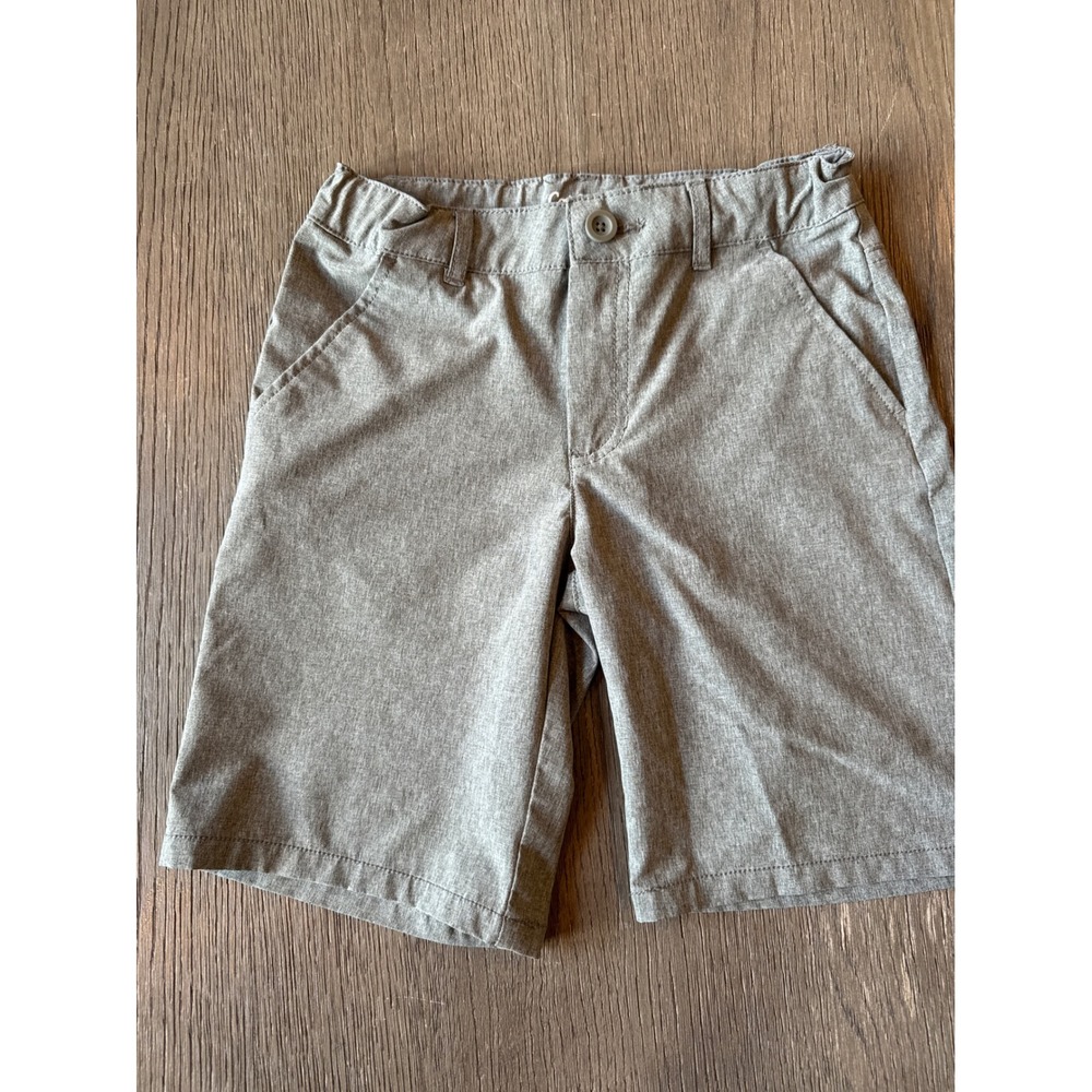 Cat‎ & Jack Boys Gray Heathered Shorts Elastic Waist Size 10 Casual Shorts